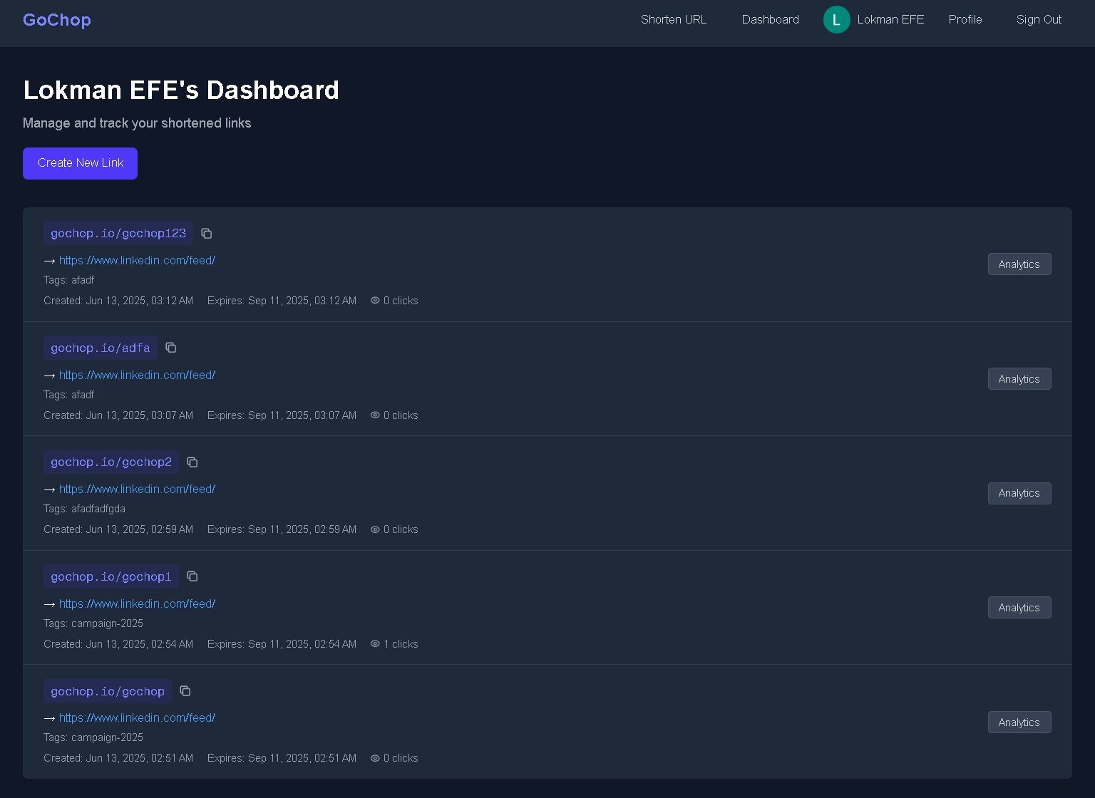 GoChop screenshot